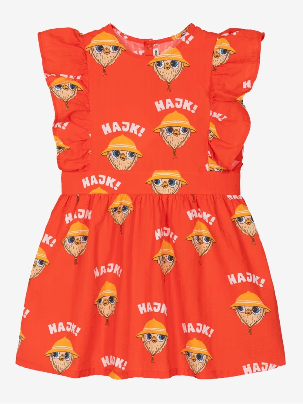 Mini Rodini hiker owl print dress - Picture 2 of 7